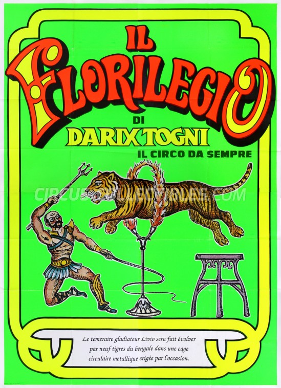 Darix Togni Circus Poster - Italy, 1990