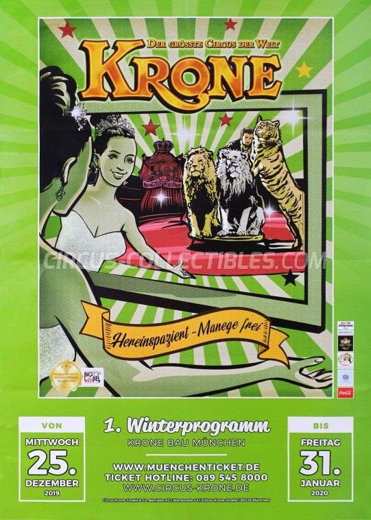 Krone Circus Poster - Germany, 2019