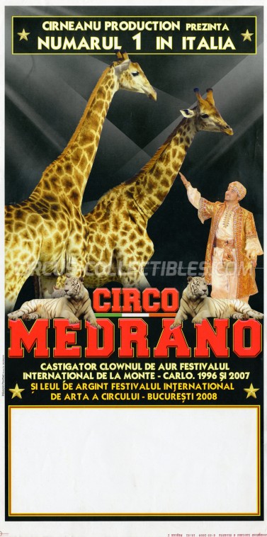 Medrano (Casartelli) Circus Poster - Italy, 2009
