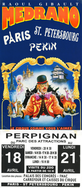Medrano (FR) Circus Poster - France, 0
