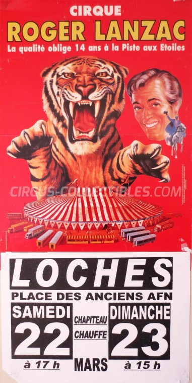 Roger Lanzac Circus Poster - France, 0