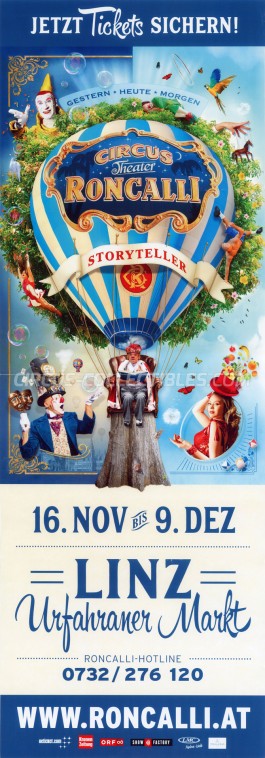 Roncalli Circus Poster - Germany, 2018