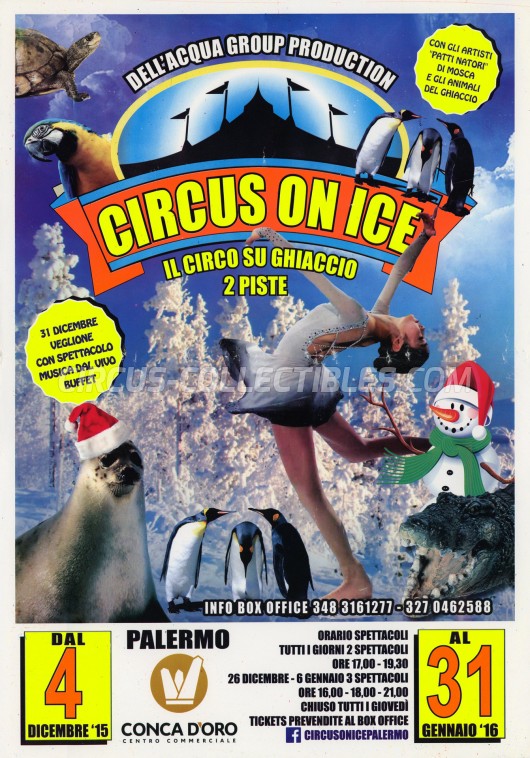 Circus On Ice Circus Poster - Italy, 2015