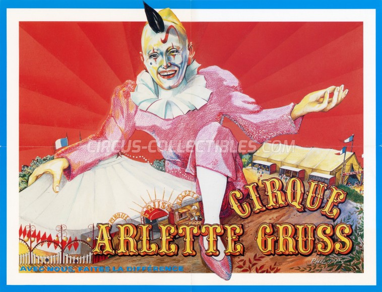 Arlette Gruss Circus Poster - France, 1992
