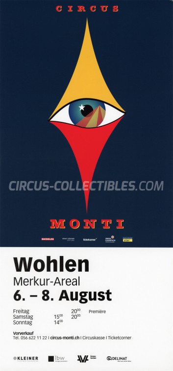 Monti Circus Poster - Switzerland, 2021