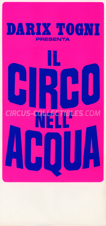 Darix Togni Circus Poster - Italy, 1971