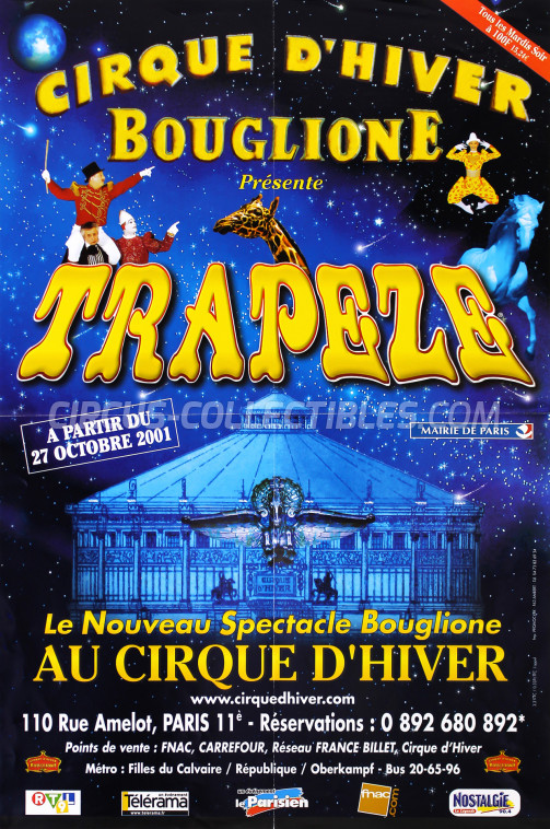 Bouglione Circus Poster - France, 2001