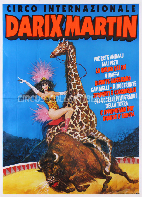 Darix Martin Circus Poster - Italy, 1999