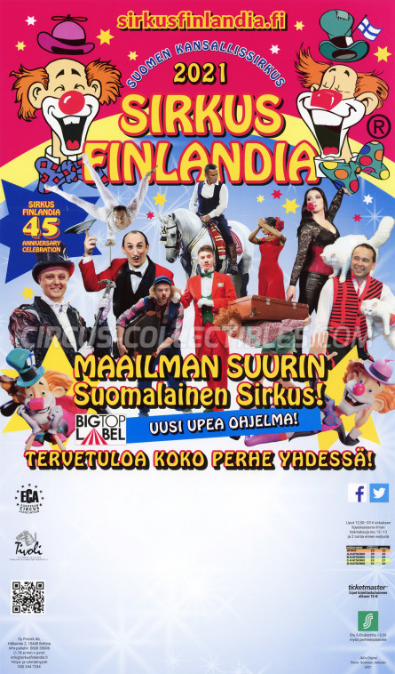 Finlandia Circus Poster - Finland, 2021