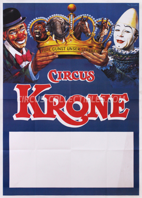 Krone Circus Poster - Germany, 1991