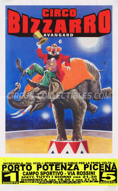 Bizzarro Circus Poster - Italy, 2007