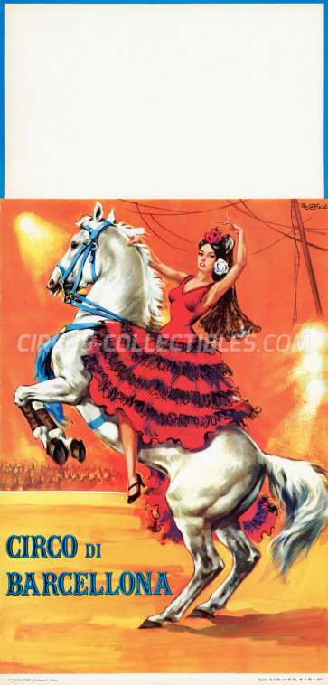 Circo di Barcellona Circus Poster - Italy, 1968