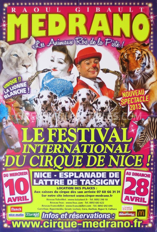 Medrano (FR) Circus Poster - France, 2013