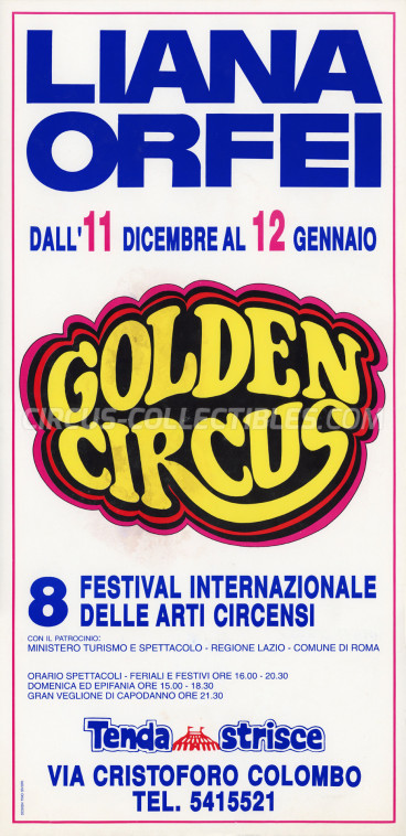 Liana Orfei Circus Poster - Italy, 1992