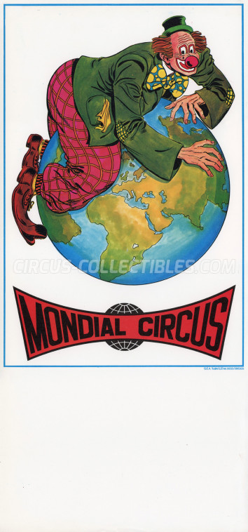 Mondial Circus Circus Poster - Italy, 1980