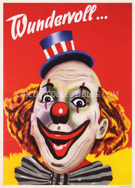 Rudy Bros Circus Poster - Germany, 1967