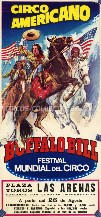 Americano (Feyoo-Castilla) Circus Poster - Spain, 1977