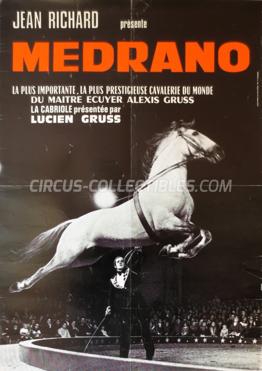 Medrano (FR) Circus Poster - France, 1978