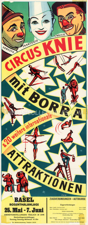 Knie Circus Poster - Switzerland, 1951