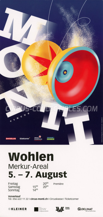 Monti Circus Poster - Switzerland, 2022