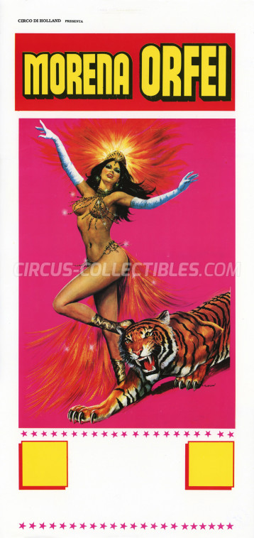 Morena Orfei Circus Poster - Italy, 1989