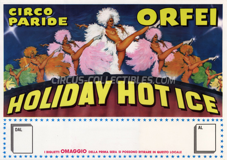 Paride Orfei Circus Poster - Italy, 1988