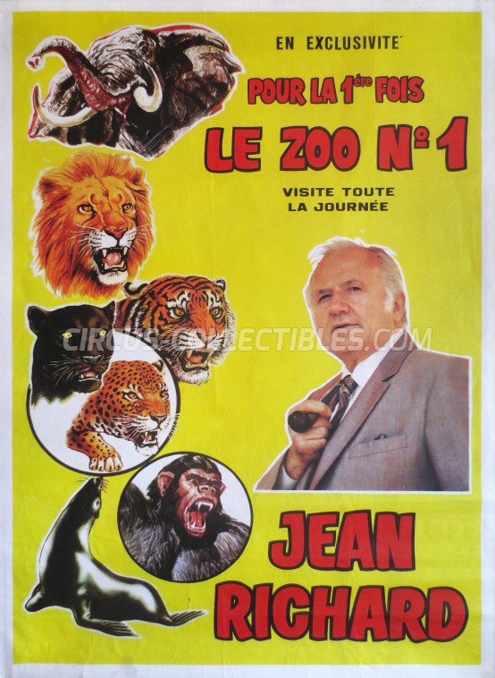 Pinder - Jean Richard Circus Poster - France, 1983