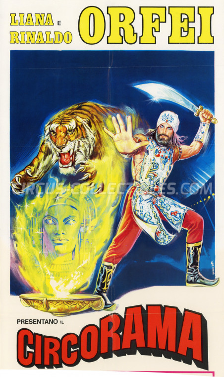 Liana-Rinaldo Orfei Circus Poster - Italy, 1979