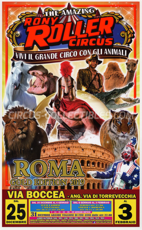 Rony Roller Circus Circus Poster - Italy, 2018