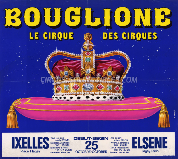 Bouglione Circus Poster - France, 1977