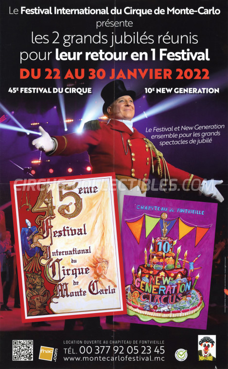 Festival International du Cirque de Monte-Carlo Circus Poster - Monaco, 2022
