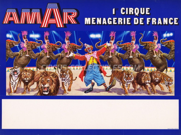 Amar Circus Poster - France, 1977