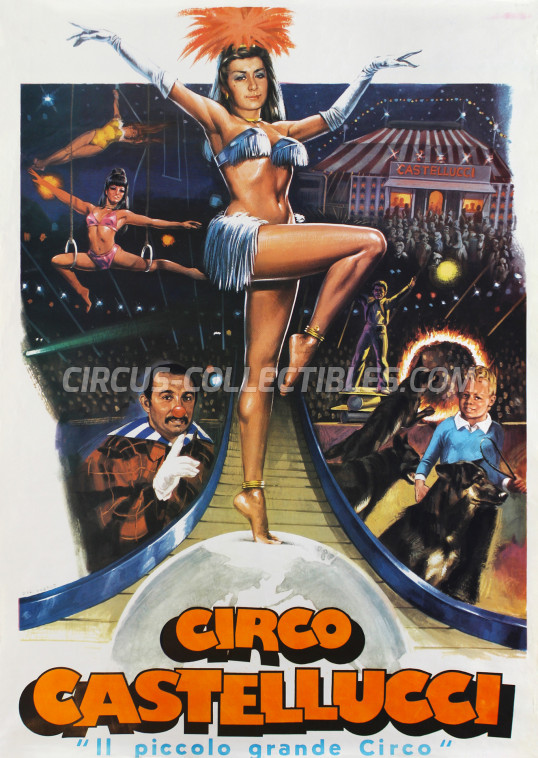 Castellucci Circus Poster - Italy, 1979