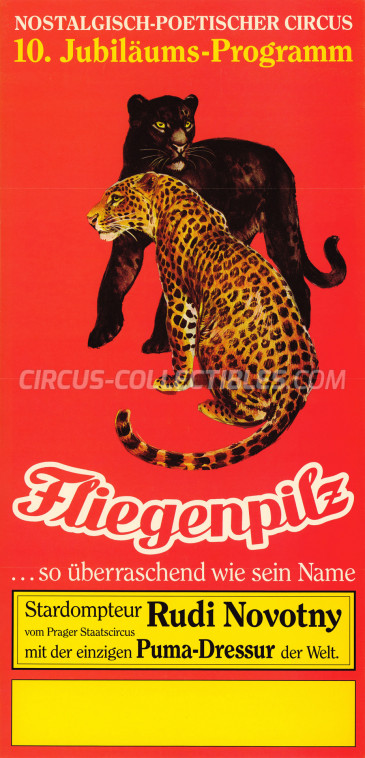 Fliegenpilz Circus Poster - Germany, 1990