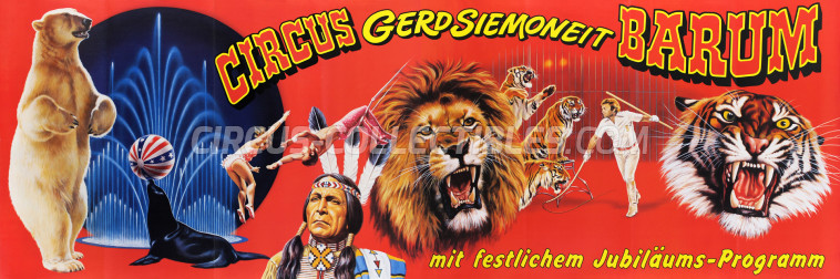 Barum Circus Poster - Germany, 1990