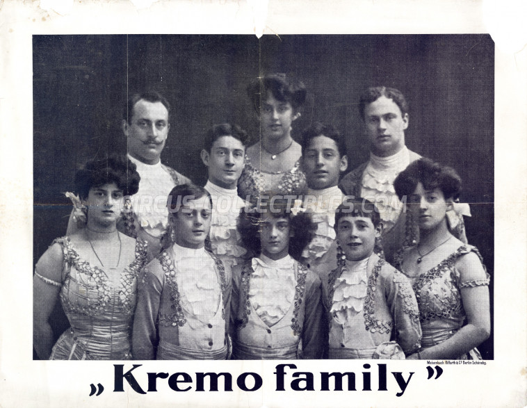 Kremo Family Circus Poster - Switzerland, 1912