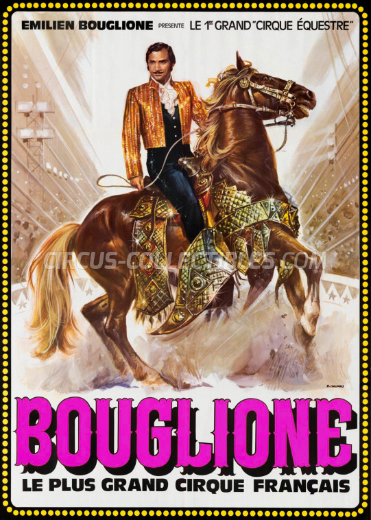 Bouglione Circus Poster - France, 1976