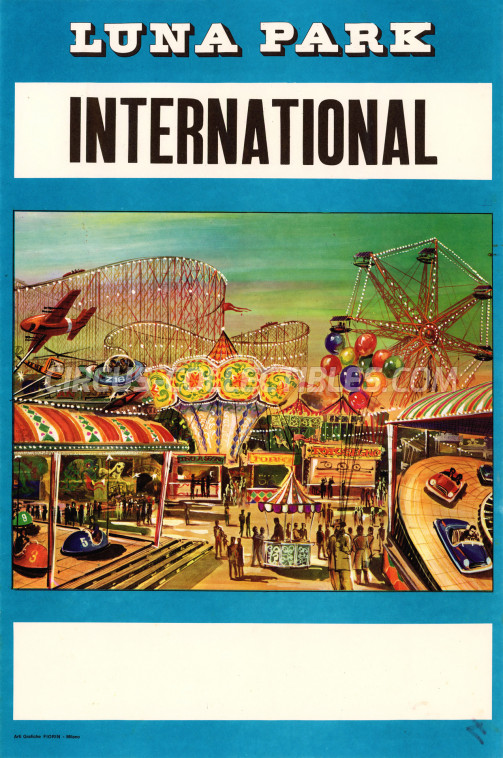 Luna Park Circus Poster - Italy, 