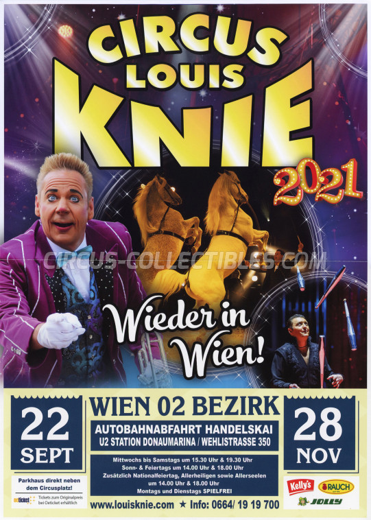 Louis Knie Circus Poster - Austria, 2021