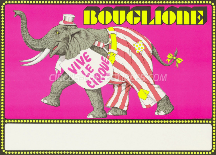 Bouglione Circus Poster - France, 1976