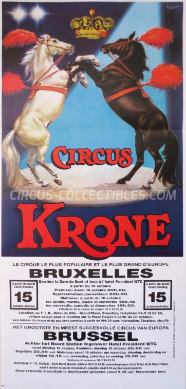 Krone Circus Poster - Germany, 1991
