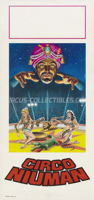 Niuman Circus Poster - Italy, 1974