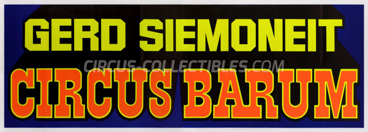 Barum Circus Poster - Germany, 1976