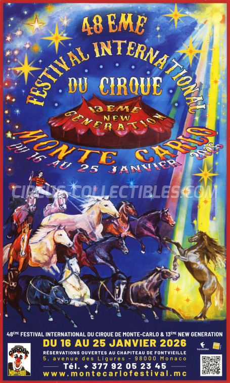 Festival International du Cirque de Monte-Carlo Circus Poster - Monaco, 2026