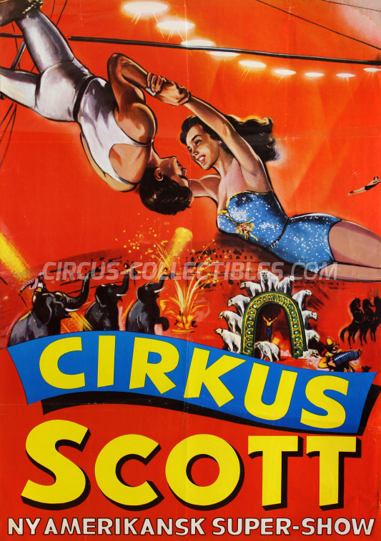 Scott Circus Poster - Sweden, 1969