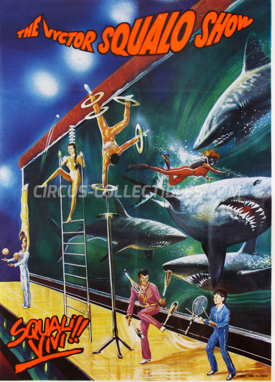 The Vyctor Squalo Show Circus Poster - Italy, 
