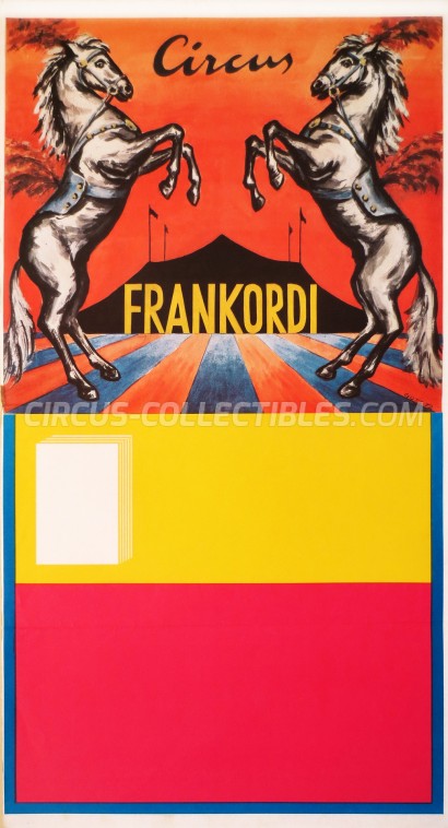 Frankordi Circus Poster - Germany, 1972