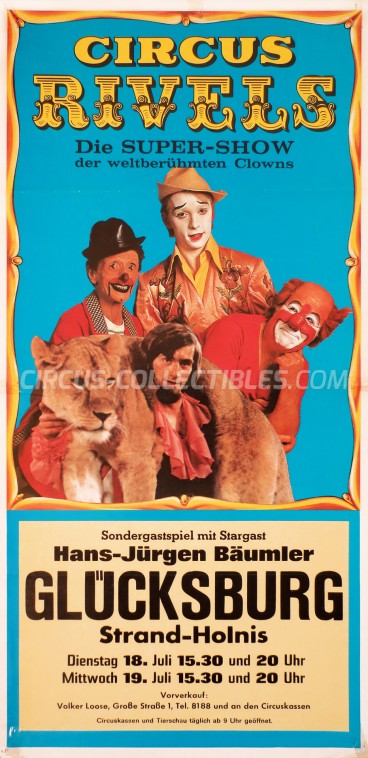 Rivels Circus Poster - Germany, 1978