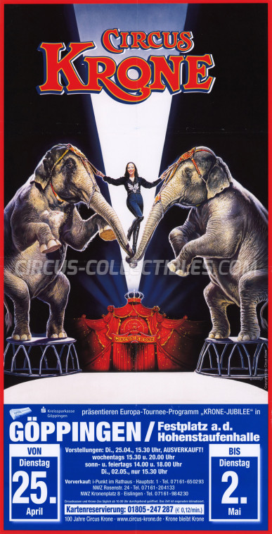 Krone Circus Poster - Germany, 2006