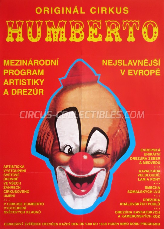 Humberto Circus Poster - Czech Republic, 2004
